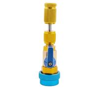 Outil d'insertion de valve CA - Kit de démontage de soupape HVAC - Kit de réparation de climatisation - Kit d'accessoires de service automobile - Pour l'entretien des systèmes de refroidissement de