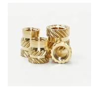 Outil d'insertion d'écrou thermofusible en laiton M2 M3 M4 M5 M6, kit de fer for souder for machine d'impression 3D en plastique(100pcs Brass Nut)