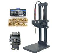 Outil d'insertion thermique avec embouts d'insertion M2-M8 et fer à souder numérique 60 W et kit de 380 inserts filetés pour inserts filetés pour composants en plastique et impression 3D