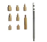 Outil d'insertion thermique pour imprimante - Adaptateur d'écrou en laiton - Outil d'insertion de chaleur portable pour fer à souder SH72 et SH73 - Transfert efficace