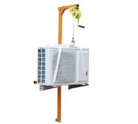 Outil d'installation de climatisation pour démontage d'unité extérieure avec support et treuil manuel autobloquant