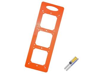 Outil d'installation de douille professionnel robuste en bakélite Boîte de jonction électrique Boîte de jonction électrique professionnelle Ajout électrique gabarit de trou d'amélioration de la maison