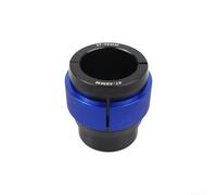 Outil d'installation de joint de fourche pour moto fabriqué en alliage d'aluminium avec ajustement réglable pour tube de fourche avant et bandes de tolérance de diamètre extérieur (bleu 47-48 mm)