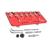 Outil D'installation De Meubles 1/4" 2 En 1 Pour Trous Droits De 5 Mm Perçage Efficace Des Charnières Et Des Broches Avec Réglage Réglable Guide En Aluminium Double Fonction