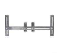 Outil d'installation de perche de garde-robe en acier inoxydable | Règle en acier inoxydable de 35 cm, haute ténacité, pas de déformation, bord lisse sans bavure, positionnement rapide