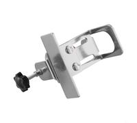 Outil d'installation de porte d'armoire en acier inoxydable pour le travail du bois - Positionneur précis avec bouton élargi, pour une pince de verrouillage facile