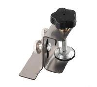 Outil d'installation de porte d'armoire réglable pour le travail du bois avec pinces de positionnement, aide à l'installation de porte d'armoire en acier inoxydable pour un positionnement précis