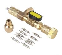 Outil d'installation et de retrait de noyau de valve CVC fonctionne avec R22 R410A, construction en cuivre pour plus de durabilité (B)