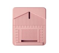 Outil d'intégration de tige pour boucles d'oreilles en argile polymère grille couverture boucle d'oreille perceuse support moules guide trou Maker avec boîte à poussière