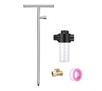 Outil d'irrigation pour arbre à racines profondes avec construction en acier inoxydable et plusieurs trous de sortie pour un débit d'eau uniforme