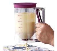 Outil distributeur de pâte, distributeur de pâte à crêpes - Outil de pour gâteau,Distributeur de de précision avec étiquette de mesure pour gaufres, crêpes, muffins