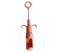 Outil d'olive pitter, dates rouges corer jujube pitter pitter olive corer en acier inoxydable core à colocat se graine push out outils de légumes outils (Orange)