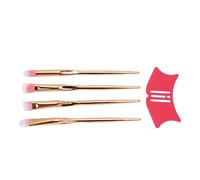 Outil D'ombre de Nez, Modèle D'eye-liner Multifonctionnel en Silicone, Pochoir de Contour du Nez, Guide de Maquillage du Visage avec Brosse
