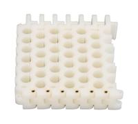 Outil d'organisation de commode, peigne de cordon réseau à trou de 9 mm, peigne à trou de câble en ABS et cuivre de qualité supérieure pour câbles CAT5, CAT6, CAT7, structure compacte pour câblage à