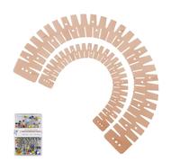 Outil d'ourlage réglable pour couture double trou ourlet repassage résistant à la chaleur jusqu'à 230 °C Aucune déformation Règle ourlet sans danger pour le fer