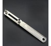 Outil d'ouverture de boîtier arrière de montre réglable avec design à deux griffes, clé de démontage professionnelle pour boîtier de montre pour kit de réparation d'horloger et équipement de