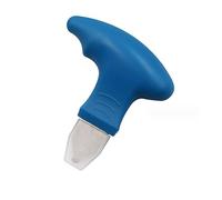 Outil d'ouverture de boîtier de montre avec embout en acier allié et poignée antidérapante en polypropylène pour ouvrir le couvercle arrière de montre, bleu/jaune, 38 g