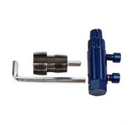 Outil d'ouverture de filetage de tuyau d'eau de 20 mm et 25 mm pour tuyaux en PVC, réparation de filetage interne à double extrémité avec extracteur de fil cassé, compatible avec 1/2" 3/4