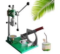Outil d'ouverture de noix de coco, machine manuelle pour ouvrir les noix de coco sans effort et rapidement en 2 à 5 secondes, 3 poignées, pour jus de noix de coco frais, hôtels, plages, restaurants