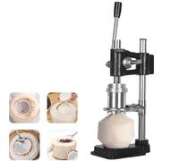 Outil d'ouverture de noix de coco, machine manuelle pour une ouverture facile des trous, base stable avec tête de pression de précision, presse à levier sans effort pour un usage domestique ou
