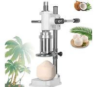 Outil d'ouverture de noix de coco manuel en acier inoxydable pour ouverture de noix de coco, design vertical pour magasins et marchés
