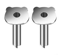 Outil d'ouverture de noix de coco multi-formes en acier inoxydable avec fonction de perforation pour une ouverture rapide de noix de coco (ours)