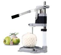 Outil d'ouverture de noix de coco, ouvre-trou manuel en noix de coco, appareil robuste et durable pour les magasins de fruits et les supermarchés, design économe en main-d'œuvre avec plateau inférieur