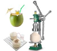 Outil d'ouverture manuel de noix de coco, trou réglable pour jeunes noix de coco, utilisation commerciale pour barres de jus et camions de nourriture