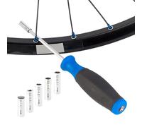 Outil du conducteur de la parole - tournevis à bord interne, porte la clé de mamelon | Kit de réparation d'atelier d'assemblage de roues à vélo, service de mamelons de poignée de confort à vélo, outil