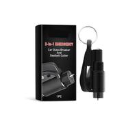 Outil D'urgence 2 En 1 For Voiture: Brise-vitre Et Coupe-ceinture De Sécurité Portables, Dispositif Compact Avec Tête Marteau Acier Construction ABS