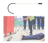 Outil d'urgence isolé à haute tension, crochet corporel de premiers secours portable et léger, for la protection contre l'incendie des usines(White,1.5 meters)