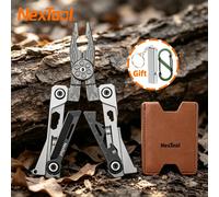 Outil EDC NexTool Silver Blade 14 en 1, multi-outil portable, pince fine multifonction, léger, cadeau unique pour homme Silver Blade EDC