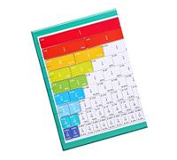 Outil éducatif mathématique - Carreaux de fractions et cercles de fractions - Jeu de puzzle interactif pour les enfants d'âge préscolaire