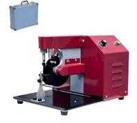 Outil électrique de teinture des bords du cuir 50 W, Machine professionnelle d'huilage des bords, Épaisseur réglable, Double contrôle de vitesse, Système de positionnement en acier inoxydable