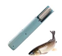 Outil Électrique Désécailler Poisson, Outil Éliminateur d'Écailles Rechargeable USB, Grattoir Sans Fil avec Étui Protecteur pour Cuisine Maison et Restaurants