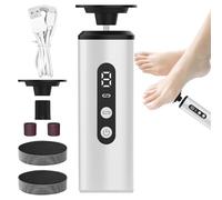 Outil électrique pour enlever les callosités des pieds - Appareil de pédicure rechargeable pour grattoir à talon, lime | ABS 13,6x4,1x4,1 cm USB avec vitesses réglables pour talons fissurés peau lisse