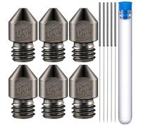 Outil En Acier Résistant À L'usure, Buses Mk8 Pointues À Haute Température 0.4mm/ 1.75mm Avec Aiguilles De Nettoyage De Buse De 0.4mm