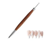 Outil en silicone pour ongles Applicateur de gel avec deux extrémités | Outil de sculpture gel pour Femmes Dames Copines Adolescentes Mères Maison Salon de Manucure