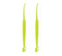 Outil éplucheur d'agrumes et d'oranges - Gadget de cuisine 2 pièces pour enlever la peau de citron (vert)