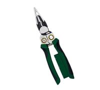 Outil ergonomique pour câblage électrique, dénudage, coupe, traction et test de tension, systèmes d'alarme 12 V à 250 V, ciseaux de câble en alliage d'acier