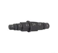 Outil Essieu Hexagonal 6 Tailles 12 à 24mm Outil Essieu Hexagonal | 6 tailles mÃ©triques 12-24mm, acier haute rÃ©sistance, finition anti-oxydation, compatible 3/8", usage intensif