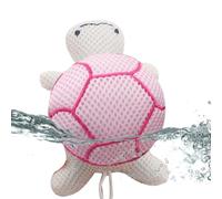 Outil exfoliant pour le bain - Éponge de douche, boule de gommage pour le corps | Filet en nylon souple, mousse riche, boucle de suspension durable et douce pour un nettoyage en profondeur quotidien.