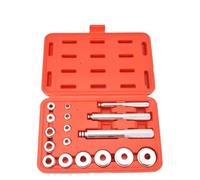 Outil Extracteur Jeu de 17 Outils de réglage de bagues de roulement de Roue, Jeu d'essieux en Aluminium Coffret Extraction de Roulement