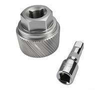 Outil Extraction Bouchon Vidange Acier 4.5cm pour robuste Outil(A suit) | Acier carbone robuste, mécanisme de saisie puissant, pour bouchons rouillés, taille 4.5cm, usage pro
