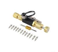 Outil Extraction Noyau Valve Laiton Joint Double | Joint bille double O-ring, étanchéité parfaite, test vacuum pour précis, pas de fuite, sécurité accrue