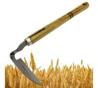 Outil Faucille Équipement Multifonctionnel avec Manche en Bois