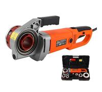 Outil Filetage éLectrique pour Tuyaux avec 6 Matrices Essentielles 1/2"-2", 2300W Kit D'Outils Filetage Multi-Usages avec Mallette Transport pour Projets Plomberie Et Construction,6 heads