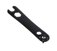 Outil flexible à 4 points pour fraise coudée de 100 mm en acier à haute teneur en carbone avec réglages rapides, clé à meuleuse coudée professionnelle