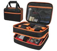 Outil Fourre-tout - Sac à Outils Organisateur Pour Outils À Deux Couches - Sac À Outils Multimètre Avec Poignée Pour Les Kits De Réparation 'Outlet Testeur Socket