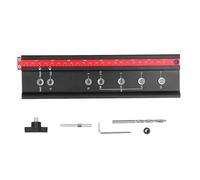 Outil Gabarit Alignement Poignées Placard, Aluminium, Compact et Précis - Adapté Pour Boitier Prise Electrique Batibox, Coffret Encastrable DCL, Pose Luminaire